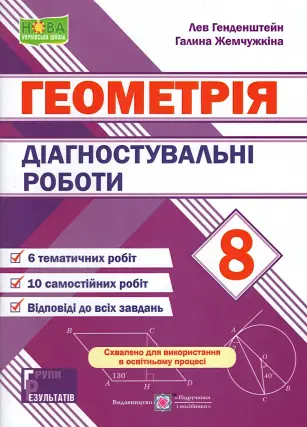 Геометрія 8 клас Діагностувальні роботи