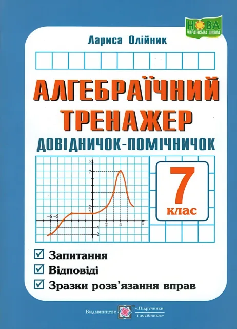 Алгебраїчний тренажер 7 клас