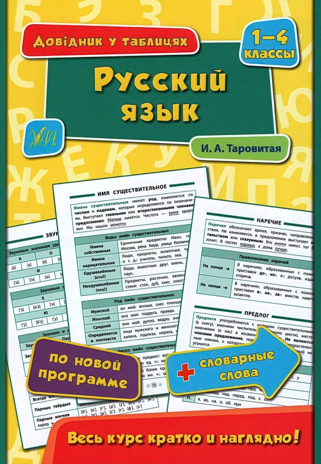 Довідник у таблицях Російська мова 1–4 класи